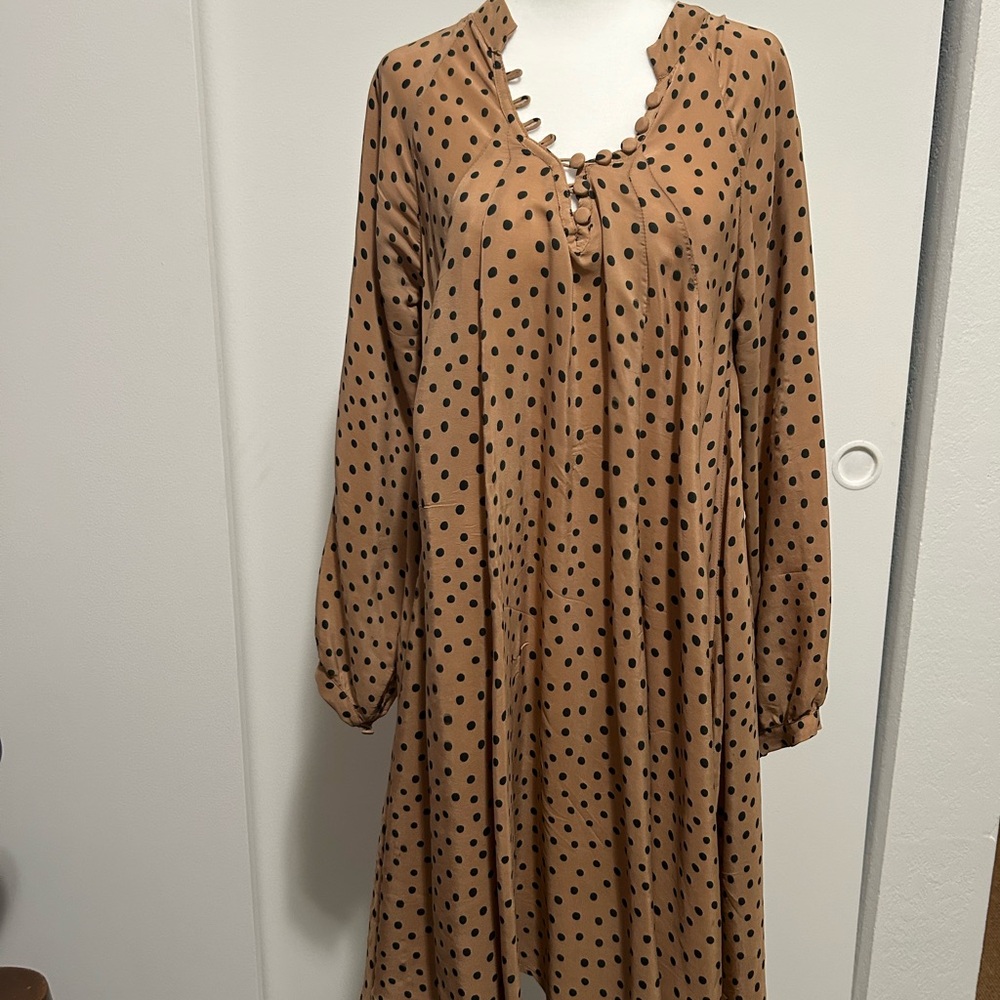 Natalie Martin Fiore Dress with Bishop Sleeves